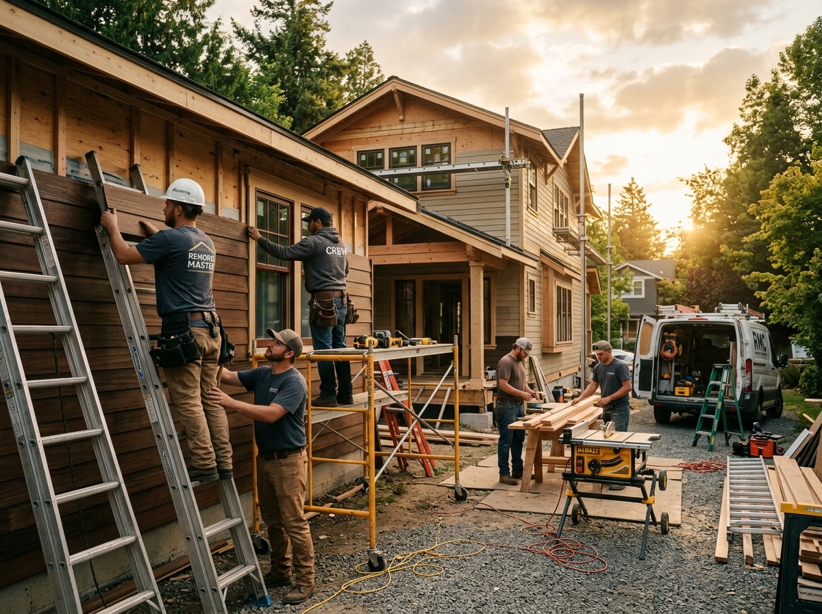 Full home renovation exterior view
