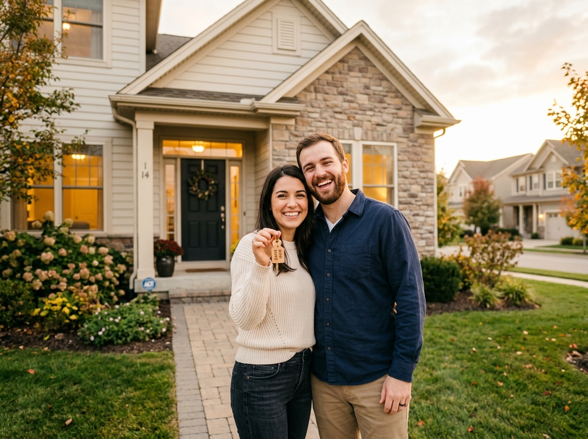 Keystone Lending loan officer meeting with homebuyers