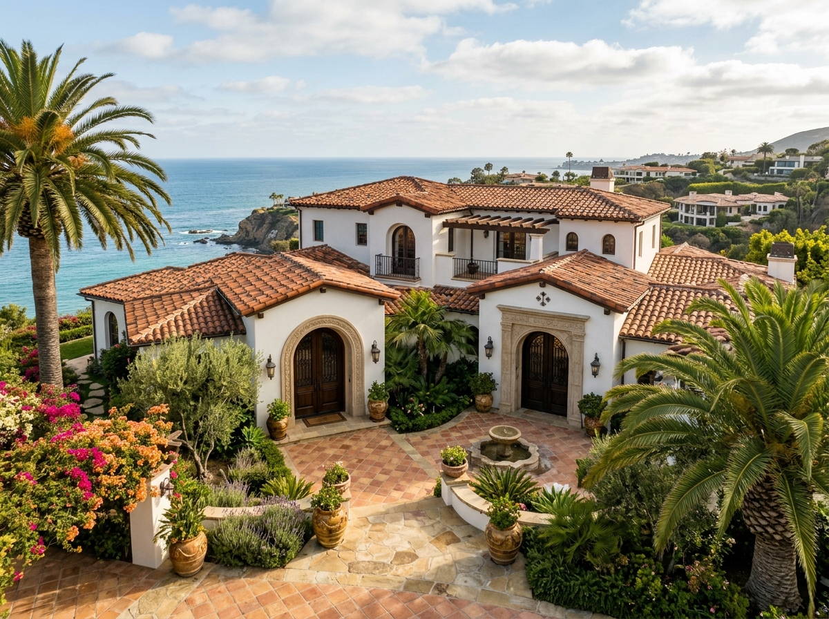 Estate exterior pool
